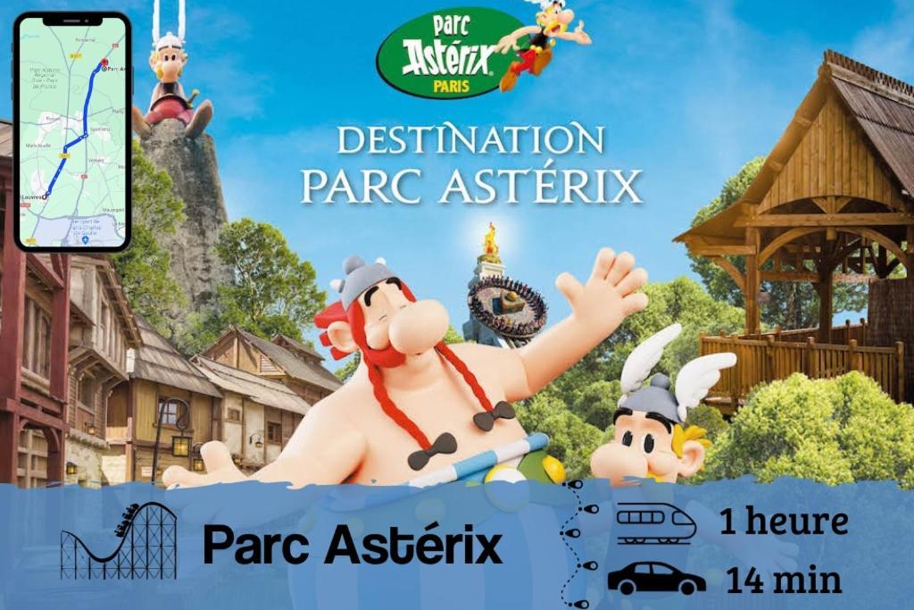 Smart House Airport Cdg, Asterix Louvres