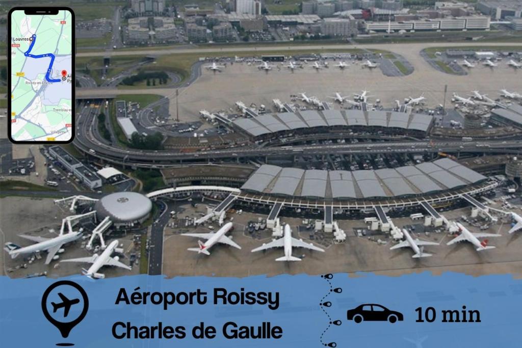 Apartment Smart House Airport Cdg, Asterix Louvres